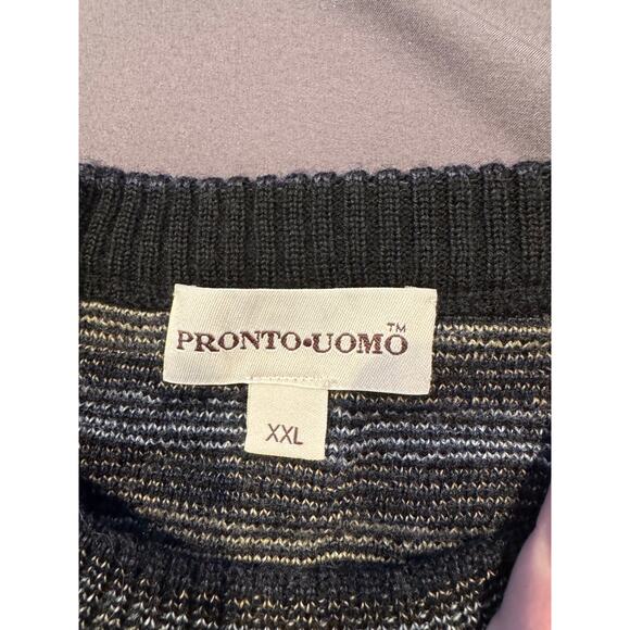 Pronto Uomo Coogi Style Sweater Wool Blend Shrunken XXL - Picture 2 of 5